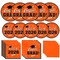 Graduation Party Plates and Napkins Gatherfun Graduation decorations 2026 Orange Disposable Paper Plates Luncheon Napkins Cocktail Napkins for Congrats Grad Party Decorations, Serve 50